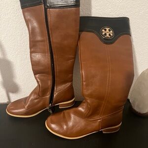 Brown Leather Riding Boots